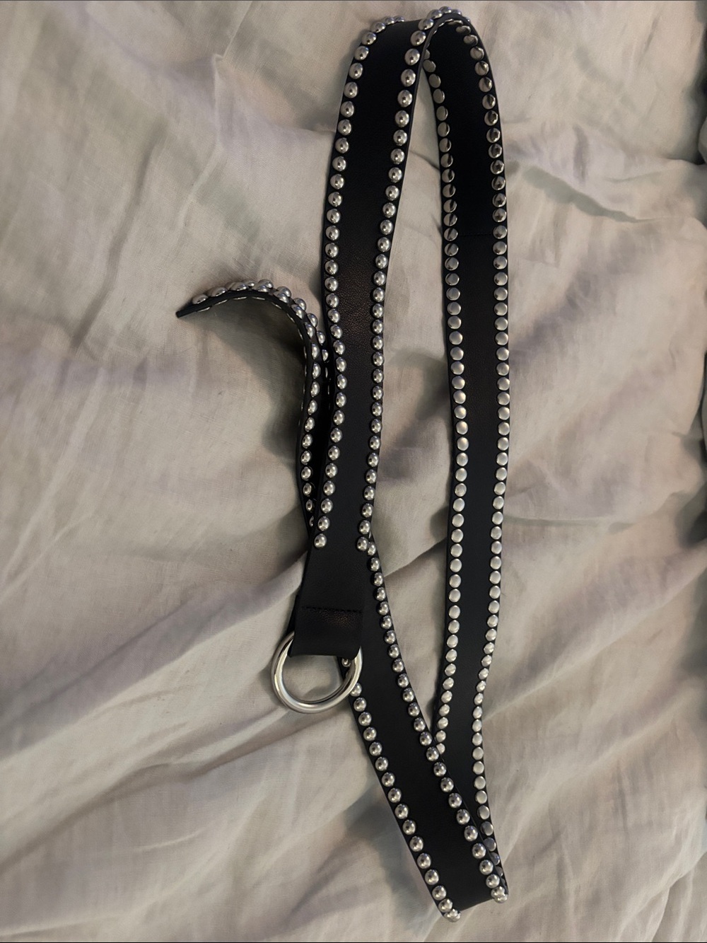 Below the belt o/s never worn studded belt